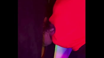 This man played in the back of my throat for 8 minutes at the end he braced himself on the door and his nut d