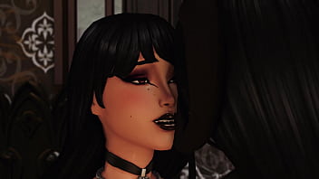 Demon with big dick fills eager cum sluts with so much jizz on halloween wicked whims