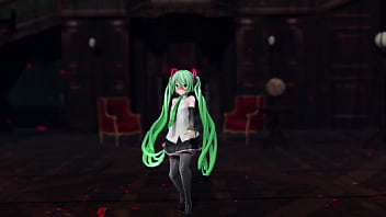 Miku Hatsune Undress Dance Hentai Pussy Plug Toy Reversible Campaign Song Mmd 3d Green Hair Clip thumbnail