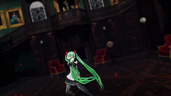 Miku hatsune undress dance hentai pussy plug toy reversible campaign song mmd 3d green hair clip