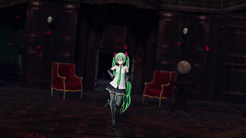 Miku hatsune undress dance hentai pussy plug toy reversible campaign song mmd 3d green hair clip