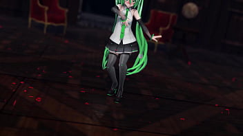 Miku hatsune undress dance hentai pussy plug toy reversible campaign song mmd 3d green hair clip