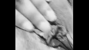 Me rubbing my wet clit ;