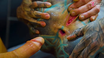 Hard anal at the tattoo shop – atm & facial for this tatted pornstar