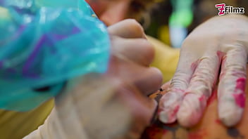 Hard anal at the tattoo shop – atm & facial for this tatted pornstar