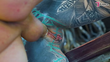 Hard anal at the tattoo shop – atm & facial for this tatted pornstar