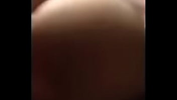 Phat booty ex girlfriend takes a load on her ass