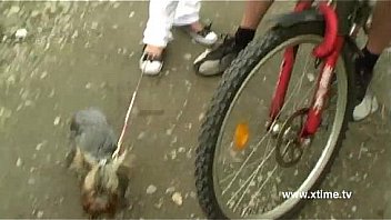 Banged in the woods like a bitch