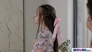 Busty petite church girl alison rey is seduced by sexy goth lesbian victoria small tits latina kisses her and licks her pussy and feet