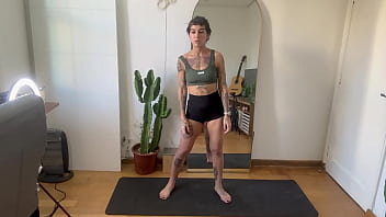 Tattoo beauty power yoga sculpt lean muscle