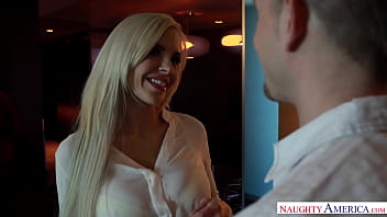 Caucasian Nina Elle Fucking In The Bedroom With Her Tits thumbnail