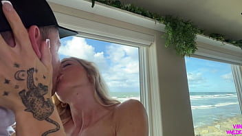 Blonde surfer girl needed to ride a long board dakota lyn