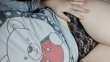 He lay down behind me pulled my panties down and fucked me