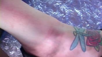 Nose job hot blonde gets tits throat & cunt fucked