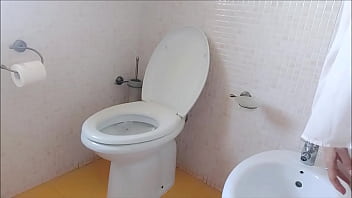 The pee does not go down by itself there are also farts