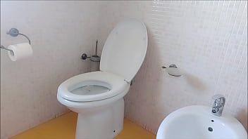 The pee does not go down by itself there are also farts