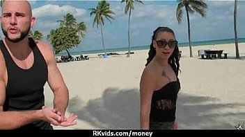 Tight teen fucks a man in front of the camera for cash 11