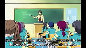 Le hago una mamada y él me folla en medio de la clase hentai sin censura subtitulado