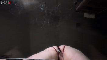 Butt plug try on haul in clear seat pov 4k landscape