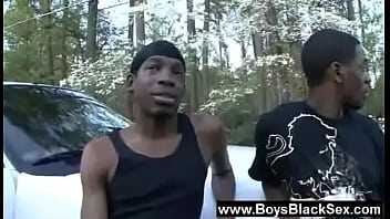 Black gay dudes fucked hardcore gay porn 13