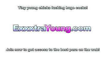 Tiny neighbor allison ravanged by a giant dick