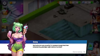 Horny villa game test & girl commentary