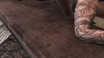 Fallout 4 gangbang with raiders