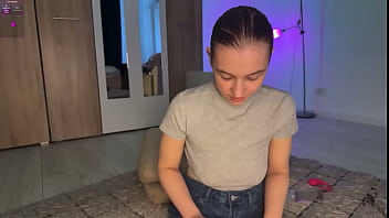 Blonde girl fucking anal with vibro