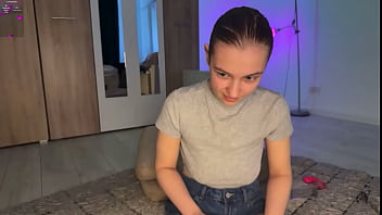 Blonde girl fucking anal with vibro