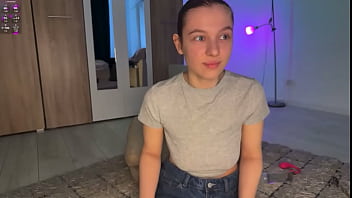 Blonde girl fucking anal with vibro