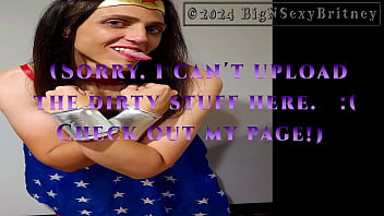 Big n sexy britney wonder woman makes superman’s day promo video 1 minute sfw