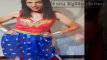 Big n sexy britney wonder woman makes superman’s day promo video 1 minute sfw