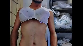 Big boobs showing gay with bra