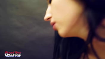 Petite hot olyssia and kinky cutie ryann lick their twats and share a cock