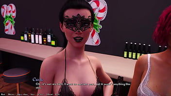 Being a dik #228 slutty brunette college girl flashes santa