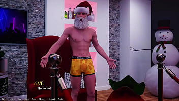 Being a dik #228 slutty brunette college girl flashes santa