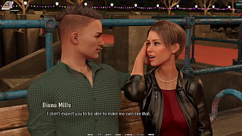 Taboo university #43 hot busty brunette milf jerks me off in public while i finger her till she cums she swallows all my juicy cum