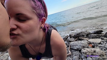 Preview timber suck a cock by the lake