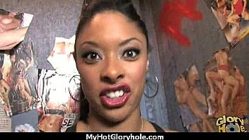 Ebony Hottie Milking Cocks In The Gloryhole 10 thumbnail