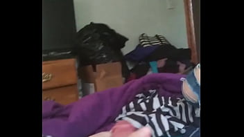 Sloppy whore only swallows half his fat dick