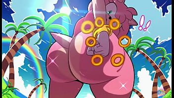 La puta de amy golpea su gordo carnoso y jugoso culo