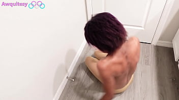 Goth Gymnast Tgirl Plays With Dick After Ban From Olympics X Pantyhose Try On & Gymnastics Skills Short Version thumbnail