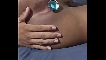 Brincando com o plug #anal #buttplug #plugged#ass #bussy