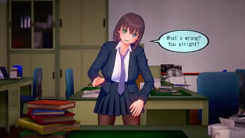 Mahiru shiina tiene sexo ntr con su viejo calentón