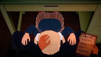 Mahiru shiina tiene sexo ntr con su viejo calentón