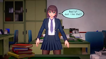 Mahiru shiina tiene sexo ntr con su viejo calentón