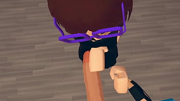 Girl sucks my dick in rec room till i cum all over her screenmode
