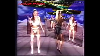 Big tits of the girl dare naked dance