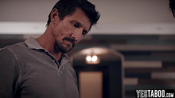 Horny mature stepdad and big dick teacher double penetrate petite teen beauty hardcore