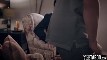 Horny mature stepdad and big dick teacher double penetrate petite teen beauty hardcore